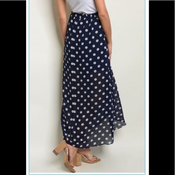 Skylar Polka Dot Maxi Skirt - Picture 2 of 2